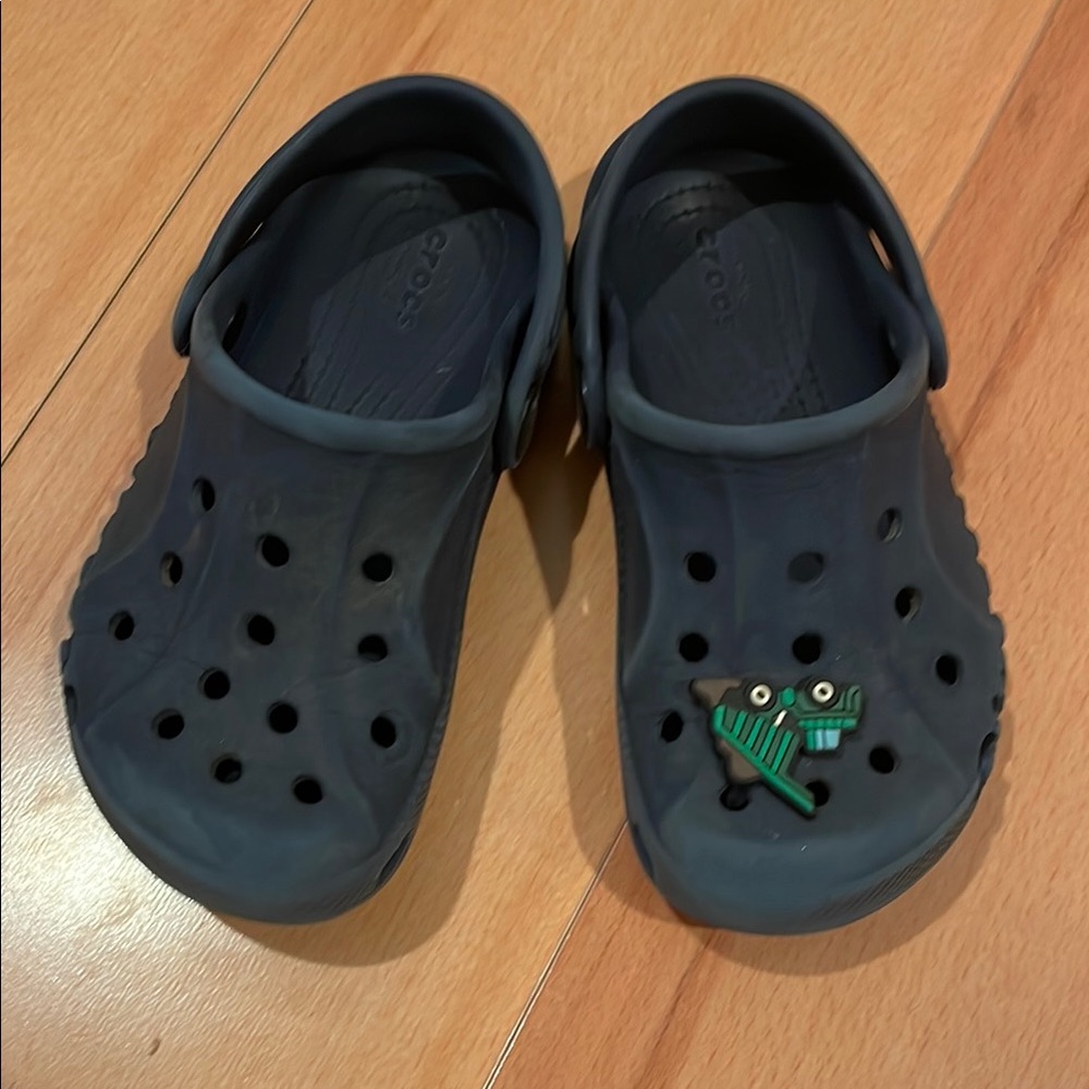 navy crocs- lots of life left!